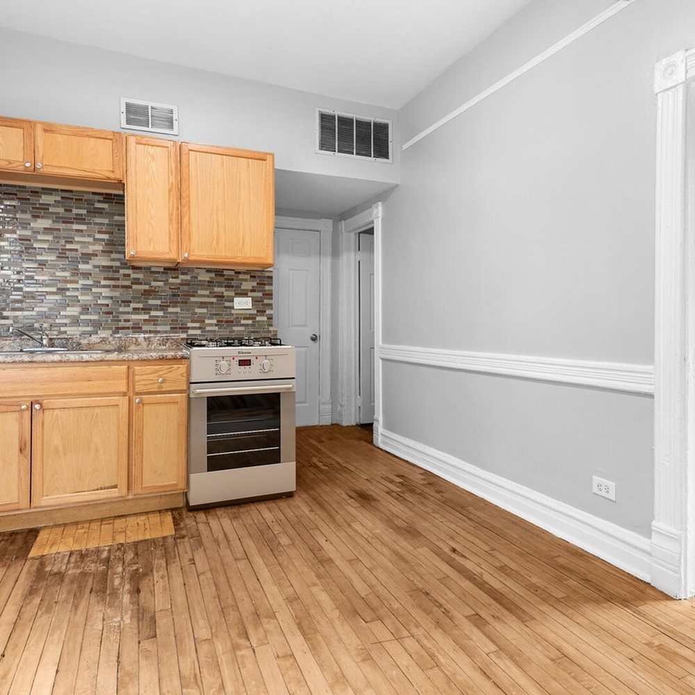 2607 W. Haddon Ave.: Before · kitchen, 2025 listing